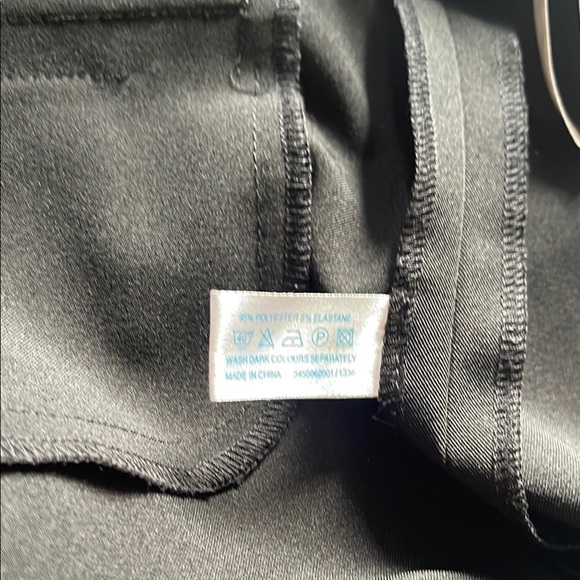 Oasis Black women bell-bottom pants 16 Long - Picture 8 of 8